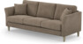 Eden - 3-sits soffa - Brun