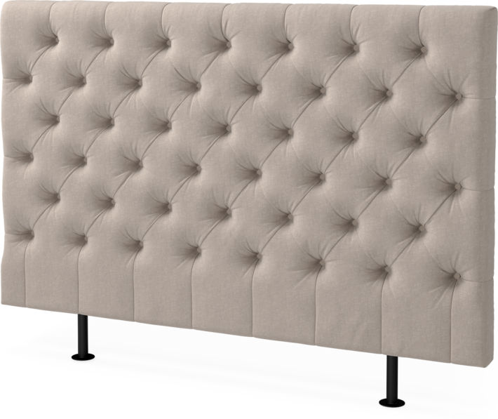 Cape pikerad - Sänggavel låg, , 90-210 cm - Beige