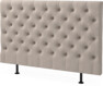 Cape pikerad - Sänggavel låg, , 90-210 cm - Beige
