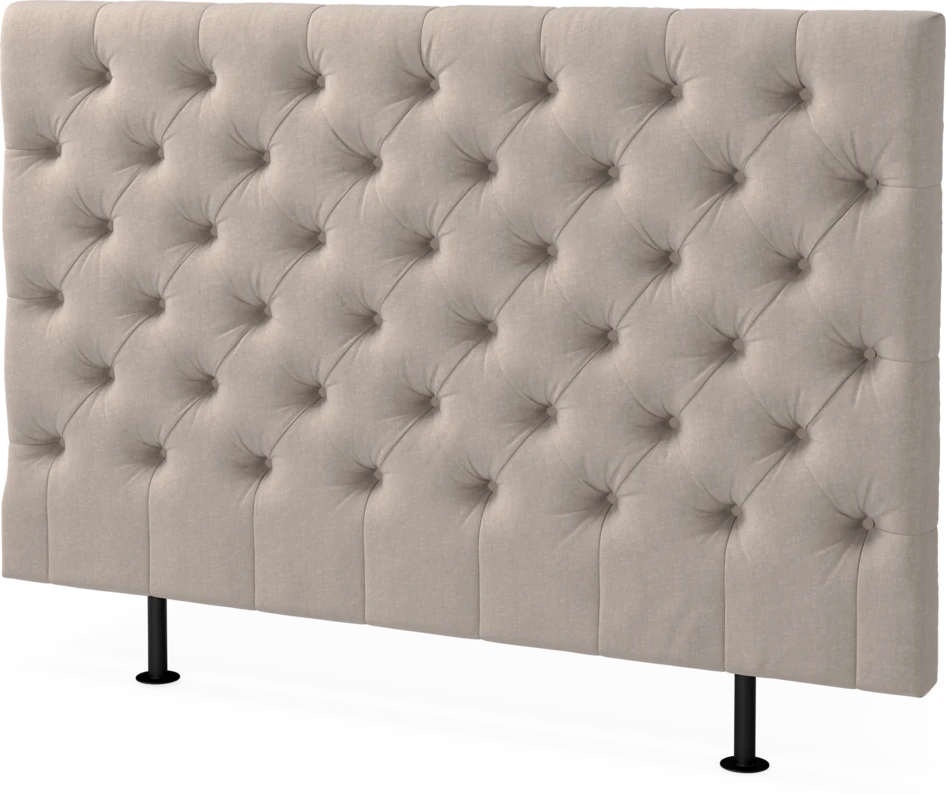 Cape pikerad - Sänggavel låg, , 90-210 cm - Beige