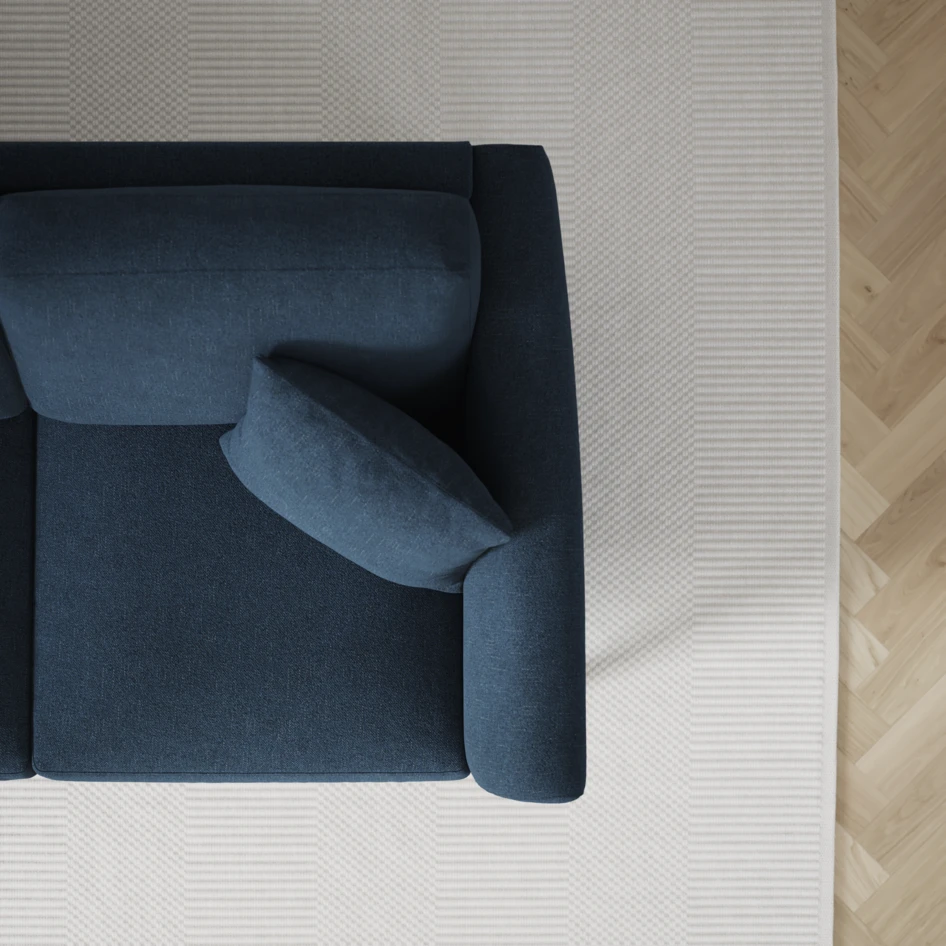 Eden - 2,5-sits soffa - Blå
