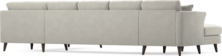 Eden - 3-sits soffa med schäslong vänster och divan höger - Grå