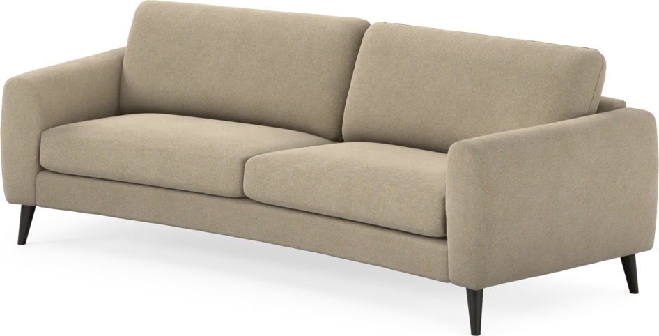 Bridge - 3-sits soffa svängd - Beige