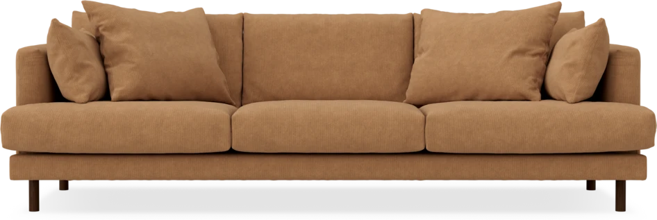 Harper - 4-sits soffa - Gul