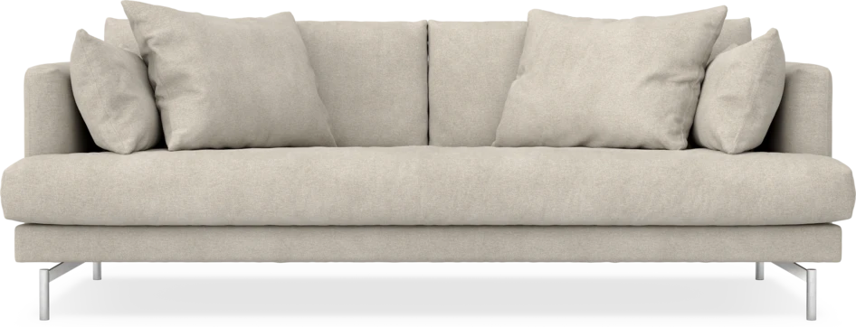 Harper - 3-sits soffa, hel dyna - Beige