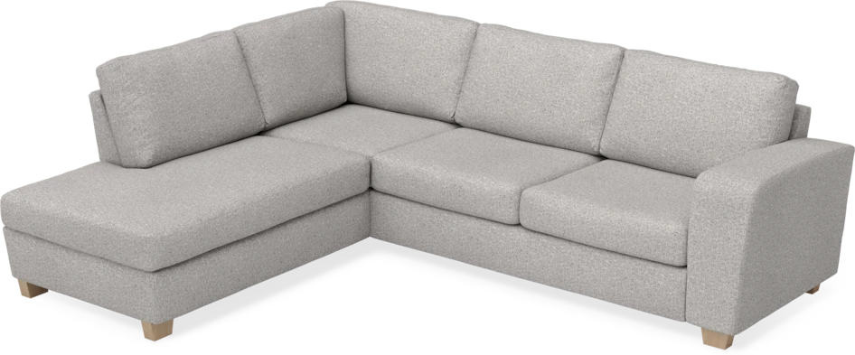 Friday - 2,5-sits soffa med divan vänster - Vit