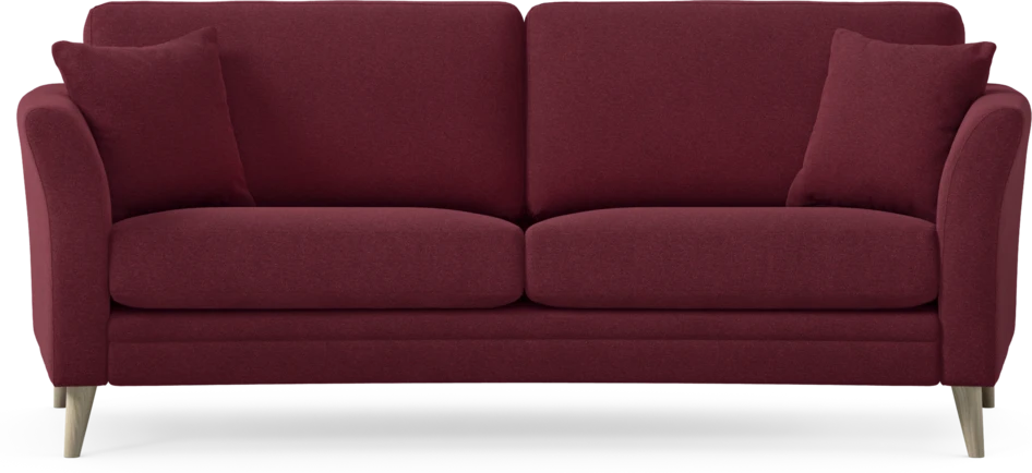 Eden - 2,5-sits soffa svängd - Röd