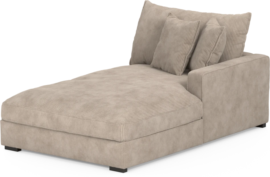 Rossi - Schäslong höger - Beige