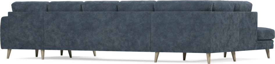 Eden - 3-sits soffa med divan vänster och schäslong höger - Blå