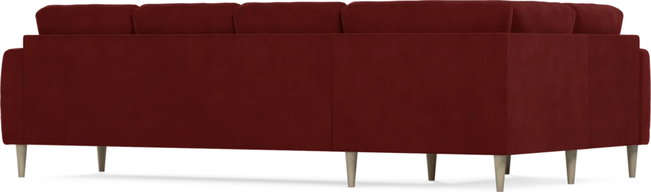 Eden - Hörnsoffa, 1+3-sits - Röd