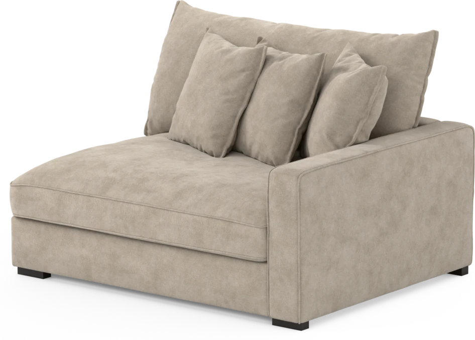 Rossi - 2-sits med armstöd höger - Beige