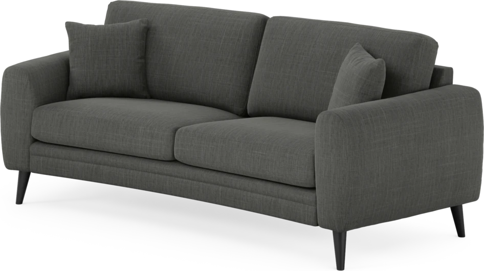 Eden - 2,5-sits soffa svängd - Grå