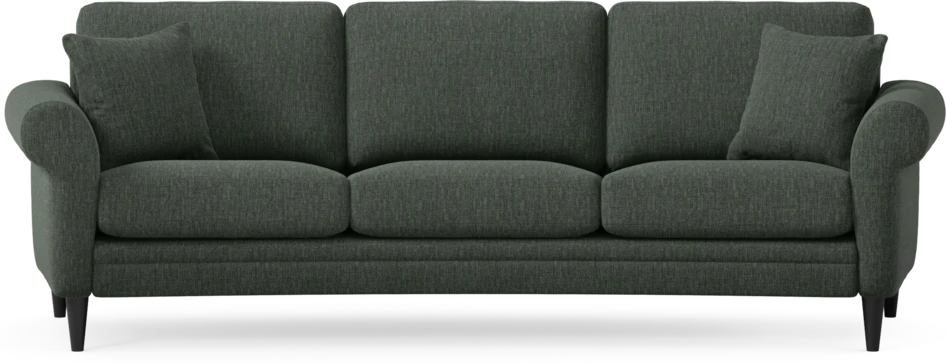 Eden - 3-sits soffa svängd - Grön