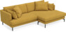 Harper - 4-sits med schäslong XL höger - Gul