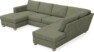 Friday - 3-sits soffa med schäslong vänster och divan höger - Vit