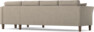Eden - 3-sits soffa med schäslong - Beige