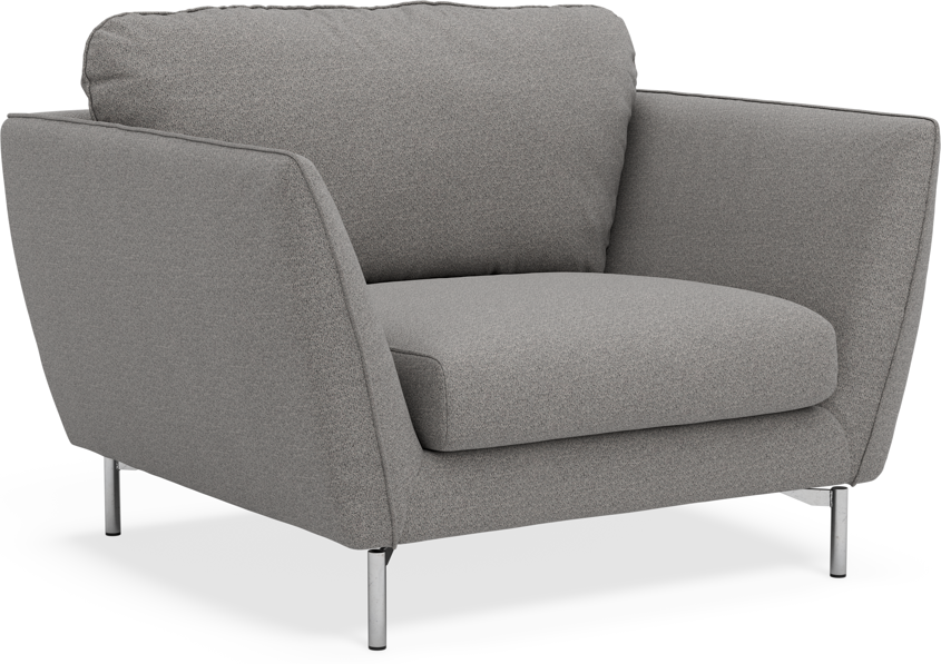 Madison Lux - Fåtölj, 70 cm - Grå