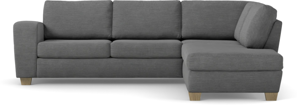 Friday - 2,5-sits soffa med divan höger - Grå