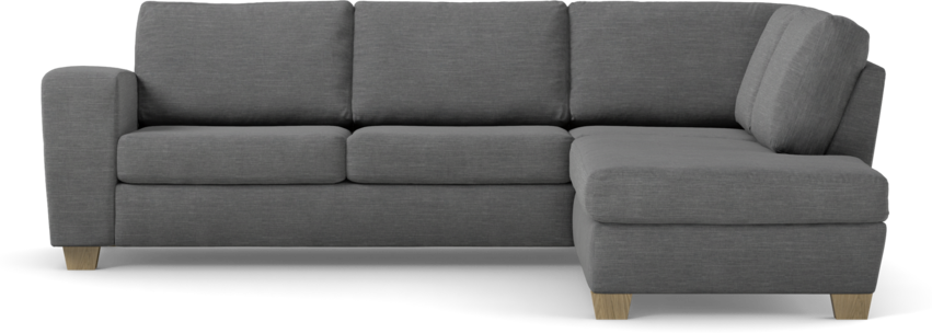 Friday - 2,5-sits soffa med divan höger - Grå