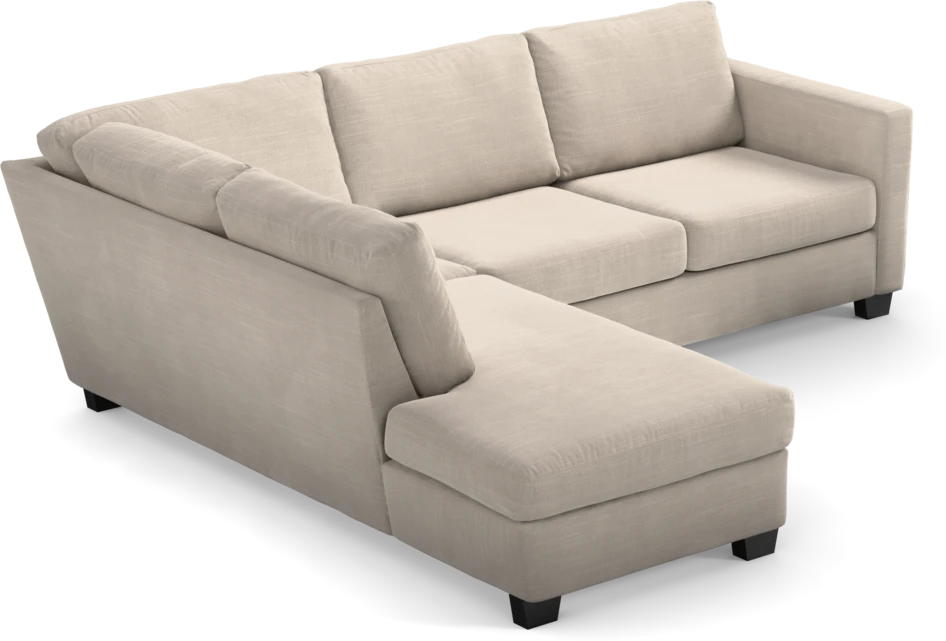 Friday - 2,5-sits soffa med divan vänster - Beige