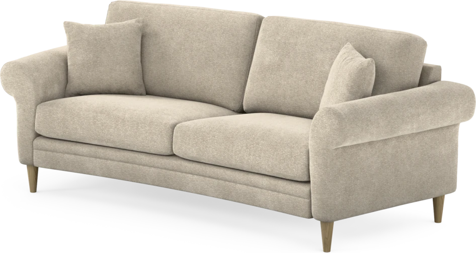 Eden - 2,5-sits soffa svängd - Beige