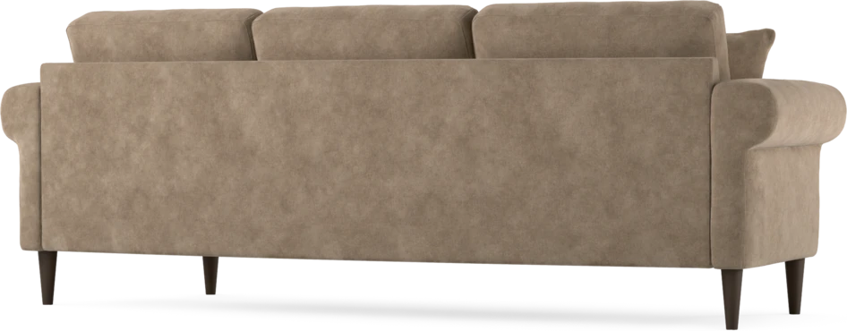 Eden - 3-sits soffa svängd - Beige