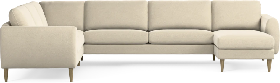 Bridge - Hörnsoffa, 2+3-sits med schäslong höger - Beige