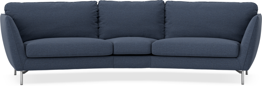 Madison - 3-sits soffa svängd, 90 cm - Blå