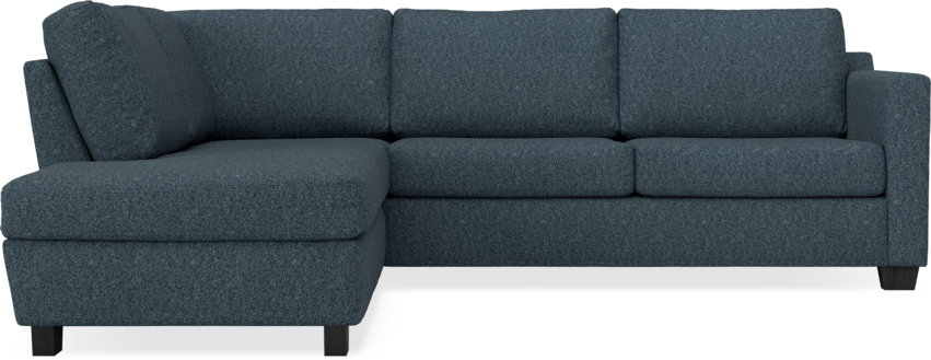 Friday - 2,5-sits soffa med divan vänster - Blå