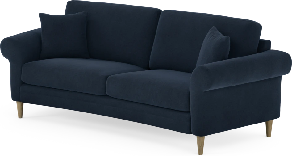 Eden - 2,5-sits soffa svängd - Blå