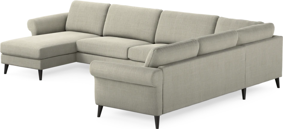 Bridge - Hörnsoffa, 3+2-sits med schäslong vänster - Beige