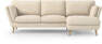 Madison - 2-sits soffa med schäslong höger - Beige