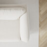 Madison Lux - 2-sits soffa med schäslong vänster och divan höger - Vit