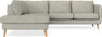 Madison - 2-sits soffa med divan vänster - Beige