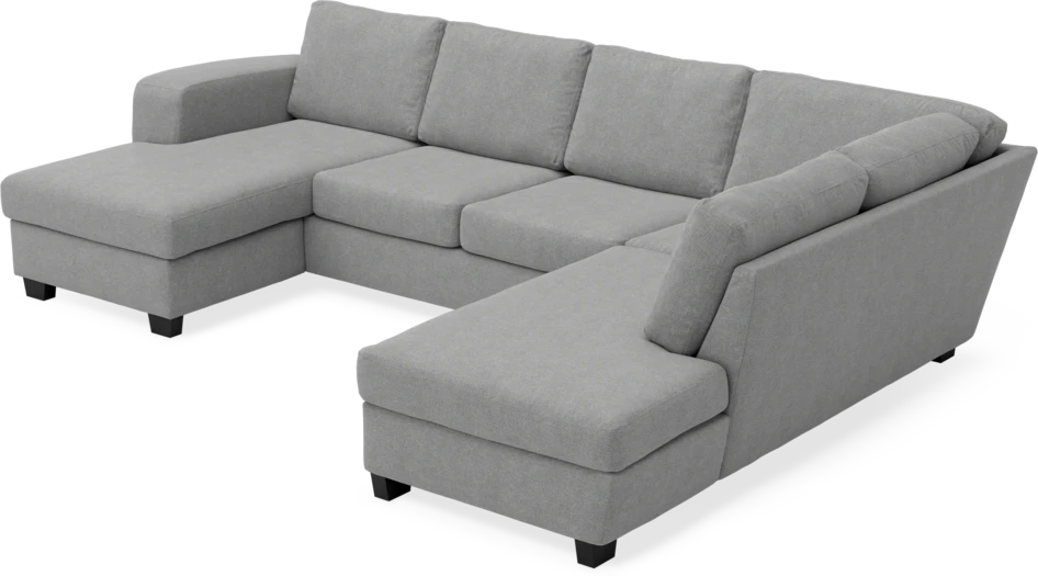 Friday - 3-sits soffa med schäslong vänster och divan höger - Grå