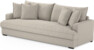 Mila - 4-sits soffa, hel dyna - Beige