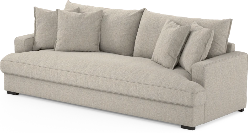 Mila - 4-sits soffa, hel dyna - Beige