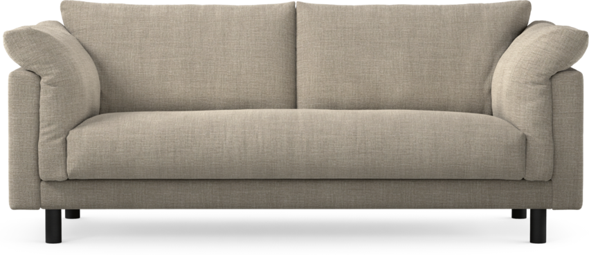 Cherrie - 2,5-sits soffa, hel dyna, fast klädsel - Beige