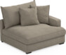 Rossi - 1,5-sits med armstöd höger - Beige