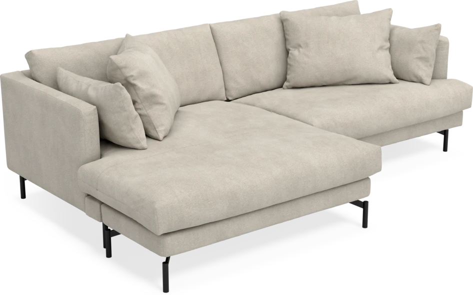 Harper - 4-sits med schäslong XL vänster - Beige