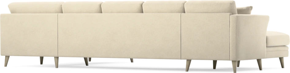 Eden - 3-sits soffa med schäslong vänster och divan höger - Beige