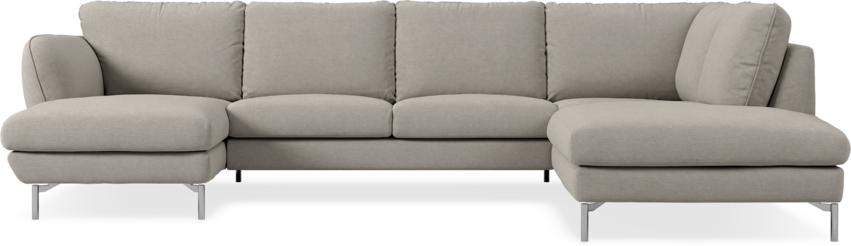 Madison Lux - 2-sits soffa med schäslong vänster och divan höger - Beige