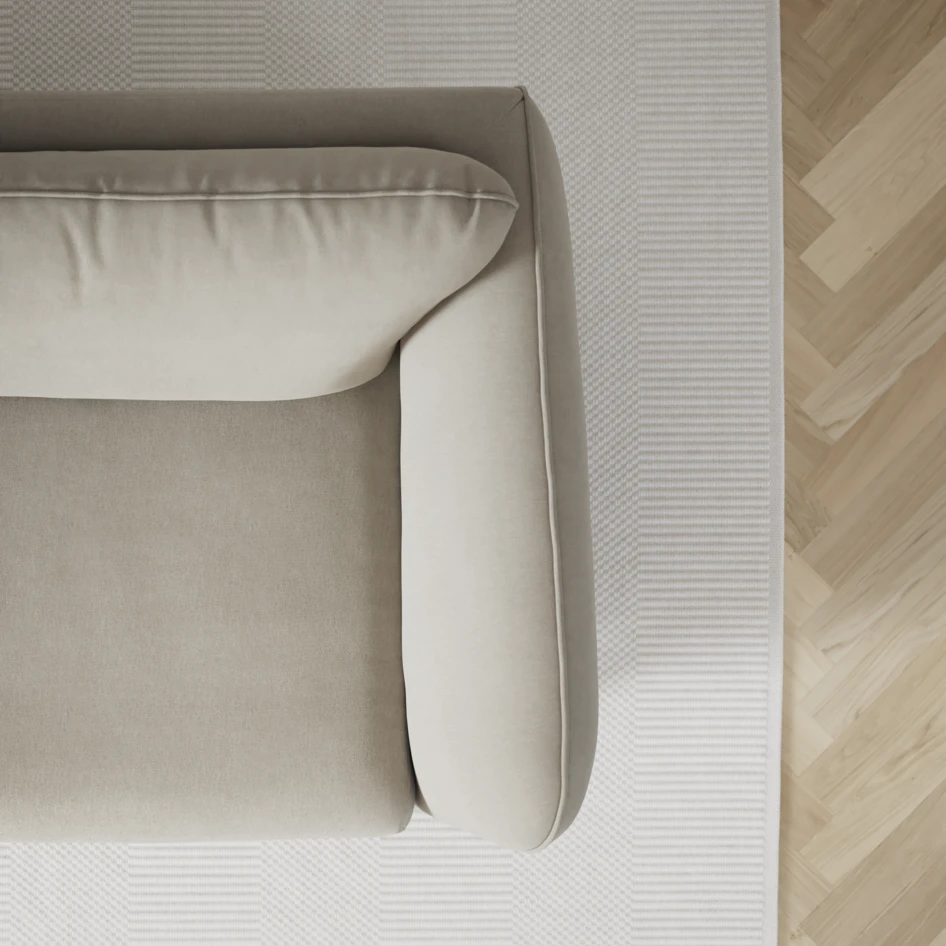Madison - 2-sits soffa med divan vänster och schäslong höger - Grå