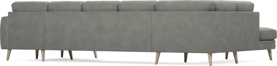 Eden - 3-sits soffa med divan vänster och schäslong höger - Grå