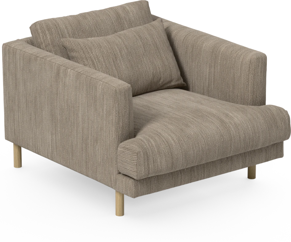 Harper - Fåtölj, 75 cm - Beige