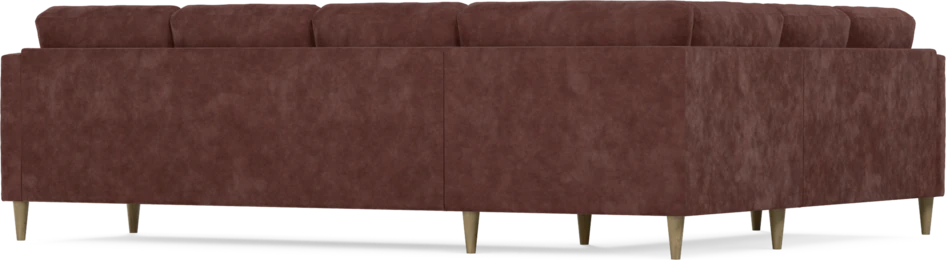 Eden - Hörnsoffa, 2+3-sits - Röd