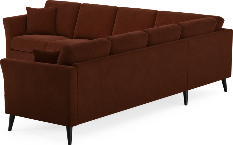 Eden - Hörnsoffa, 3+3-sits - Orange