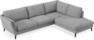Madison Lux - 3-sits soffa med divan höger - Vit