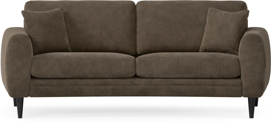 Eden - 2,5-sits soffa svängd - Brun