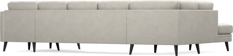 Eden - 3-sits soffa med divan vänster och schäslong höger - Grå